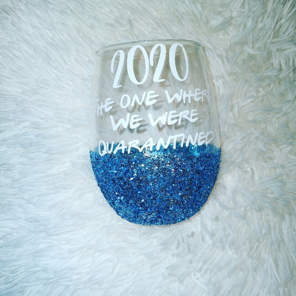 Handmade wine glass